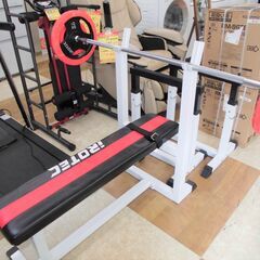 【引取限定】アイロテック　ベンチプレスセット　中古品　ベンチ　補...