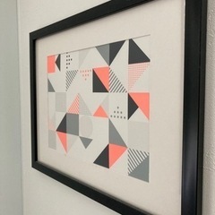 フランフラン　額付きアートボード　43×33の画像