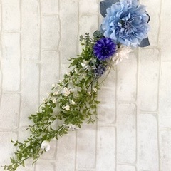 『涼しげ♪アーティフィシャルで作るお花とグリーンのガーランド』🌿7/14開催🌿の画像