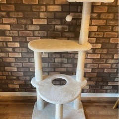【中古】キャットタワー　猫　3段