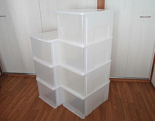 【7点セット】ニトリ クローゼットケース セレスFD Lサイズ\n\n