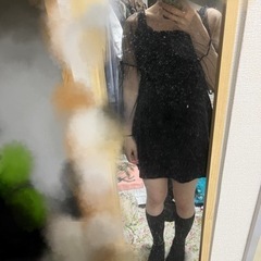 【お値下しました】黒 ブラック ワンピース