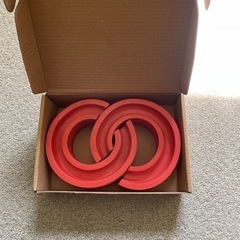 ワゴンRMH22S ダウンサス組み込み済みラバースペーサー スプリングゴム 付きの画像