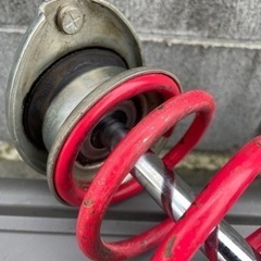 ワゴンRMH22S ダウンサス組み込み済みラバースペーサー スプリングゴム 付きの画像