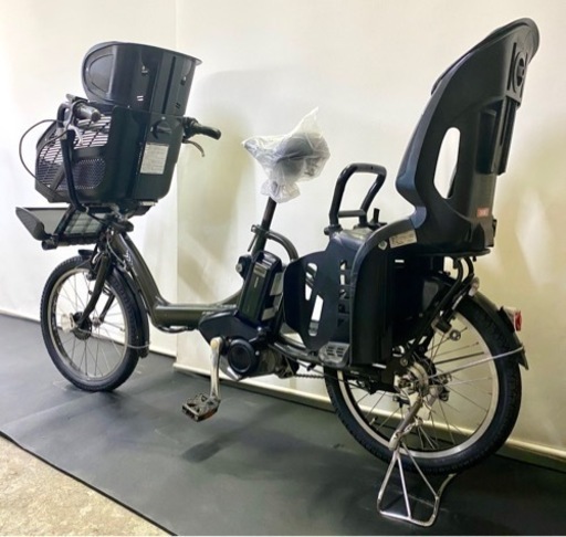 関東全域送料無料 保証付き 電動自転車 ブリヂストン アンジェリーノ 20インチ 3人乗り 8.7ah 緑