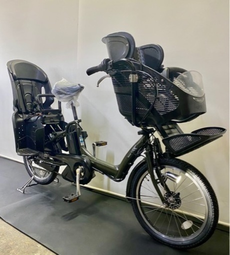 関東全域送料無料 保証付き 電動自転車 ブリヂストン アンジェリーノ 20インチ 3人乗り 8.7ah 緑