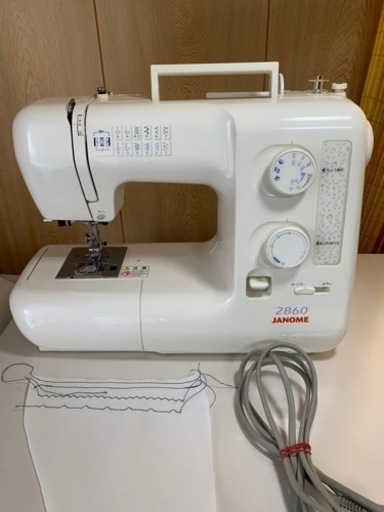 お話し中 現行品ジャノメミシン モデル2860 動作確認済中古