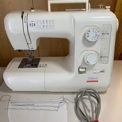 お話し中 現行品ジャノメミシン モデル2860 動作確認済中古