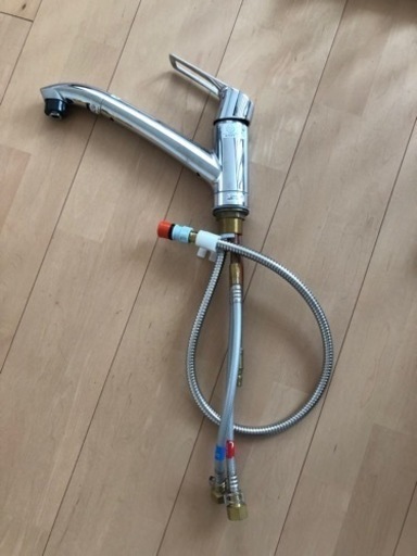 KVK シングルシャワー付混合栓 流し台 水道 蛇口