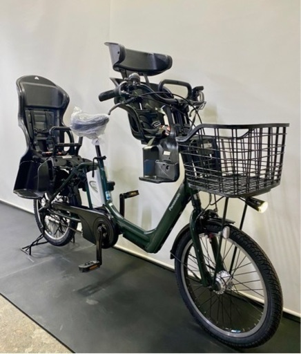 関東全域送料無料 保証付き 電動自転車　パナソニック　ギュットアニーズ　20インチ 3人乗り 8ah 2本