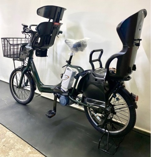 関東全域送料無料 保証付き 電動自転車　パナソニック　ギュットアニーズ　20インチ 3人乗り 8ah 2本