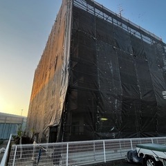 足場一式工事 職人募集の画像