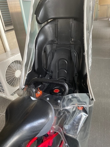 電動自転車　前乗せ　後ろ乗せ　チャイルドシート付き
