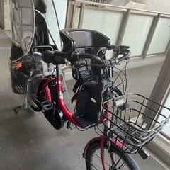 電動自転車 前乗せ 後ろ乗せ チャイルドシート付き