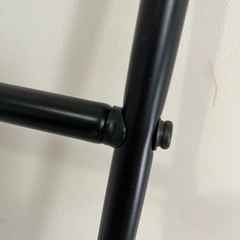 室内物干し　立て掛け　アイアン　黒の画像