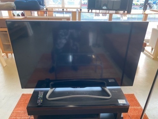 AQUOS シャープ 液晶カラーテレビ 50インチ リモコン B-CASカード付き