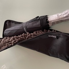 新品　ワンタッチ折り畳み傘　吸水カバー付き