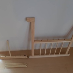 【6月２6日まで！】RiZKiZ 木製ベビーサークル ハイタイプ 139cm×139cm×70cm 【ナチュラル】の画像