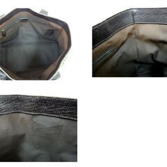 お値下げ中！ グッチ GUCCI トートバッグ ショルダー 肩掛け 141624 PVC レザー GG ベージュ ブラウン 西岡店の画像