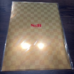 S&B golden curry クリアファイルの画像