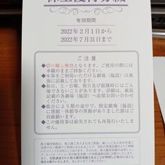 東映株式会社　株主優待券①の画像