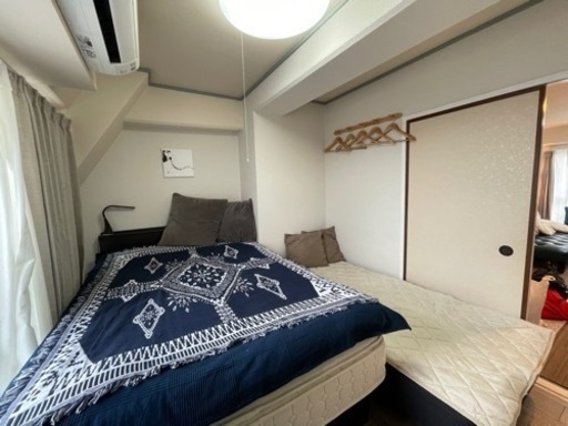 【土日引取り限定】ニトリ跳ね上げ式　ダブルベッド