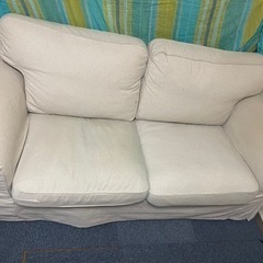 IKEA 2人掛けソファー　【値下げしました】2500円