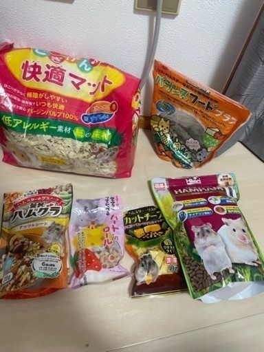 取引中✨ハムスターの餌と快適マット付き