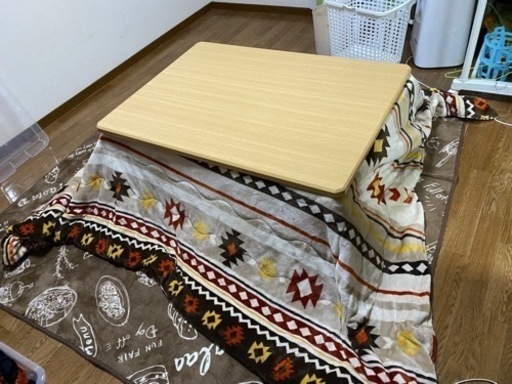 ニトリ、コタツテーブル、こたつ布団セット