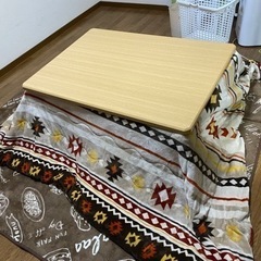 ニトリ、コタツテーブル、こたつ布団セット