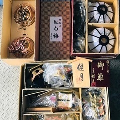 無料　ひな祭り　雛人形　2セット　三段飾り　親王飾りの画像