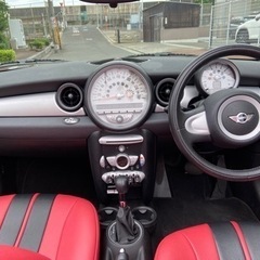 値下R57☆BMWミニクーパー コンパーチブル☆綺麗です。お安いですよ♪磨きガラス系コーティング済、幌ウェザーストリップ交換の画像