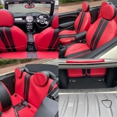 値下R57☆BMWミニクーパー コンパーチブル☆綺麗です。お安いですよ♪磨きガラス系コーティング済、幌ウェザーストリップ交換の画像