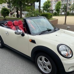 値下R57☆BMWミニクーパー コンパーチブル☆綺麗です。お安いですよ♪磨きガラス系コーティング済、幌ウェザーストリップ交換の画像