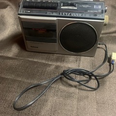 昭和レトロ◆カセットプレーヤー&ラジオ