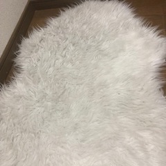 IKEA イケア/TEJN 10229078 フェイクシープスキン ホワイトの画像