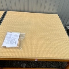 【美品】中居木工 畳ベッド 折りたたみベッド 畳 ロータイプ シングルの画像