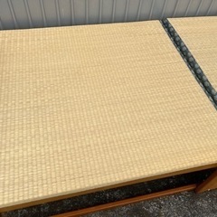 【美品】中居木工 畳ベッド 折りたたみベッド 畳 ロータイプ シングルの画像