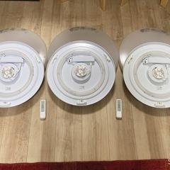 【受け渡し決定】LED シーリングライト 3つ