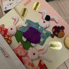 押絵　干支　ハンドメイド　額縁付き　未は未制作ですの画像