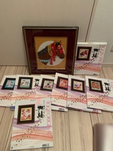 押絵干支ハンドメイド額縁付き未は未制作です (つちのこ) 広島の