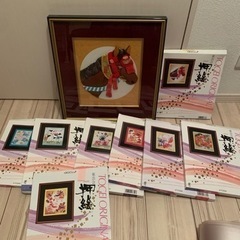 押絵　干支　ハンドメイド　額縁付き　未は未制作です