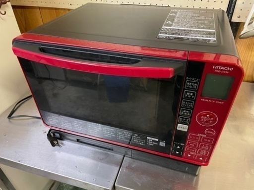 HITACHI（日立）過熱水蒸気オーブンレンジ MRO-JT230 2020年製■レッド ■動作品