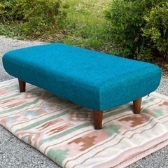 ◎お値下げしました‼️NITORI ニトリ オットマン スツール  ベンチソファ グリーン 美品♪ お値下げ可‼️の画像