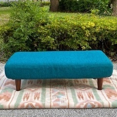 ◎お値下げしました‼️NITORI ニトリ オットマン スツール  ベンチソファ グリーン 美品♪ お値下げ可‼️の画像