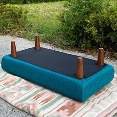 ◎お値下げしました‼️NITORI ニトリ オットマン スツール  ベンチソファ グリーン 美品♪ お値下げ可‼️の画像