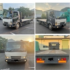 早い者勝ち！車検付き！H15年三菱ファイター重機回送車！ハイジャッキ、ウインチ付き！ラジコン付き！動作確認済み！#積載車、ローダーの画像