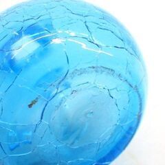 琉球ガラス 　ミニピッチャー / ミルクピッチャー　青 [04-074]の画像