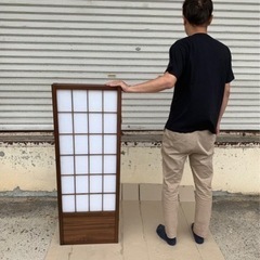 【傷あり】和風衝立　高さ120の画像