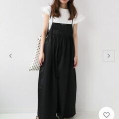 JOURNAL STANDARD relume フリルTセットサロペット　ブラック